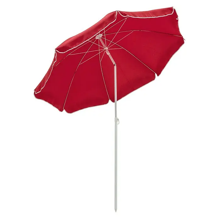 Sunfun Balkonski suncobran Provence II - Chili, Promjer: 200 cm - Dijagonalni pogled