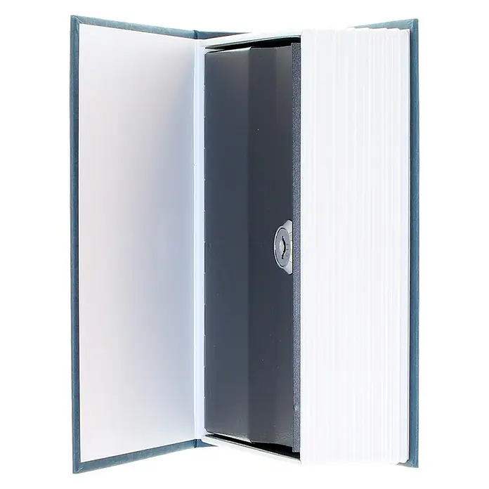 Rottner Buchkassette - L x B x H: 5,2 x 11,6 x 18,2 cm, Blau