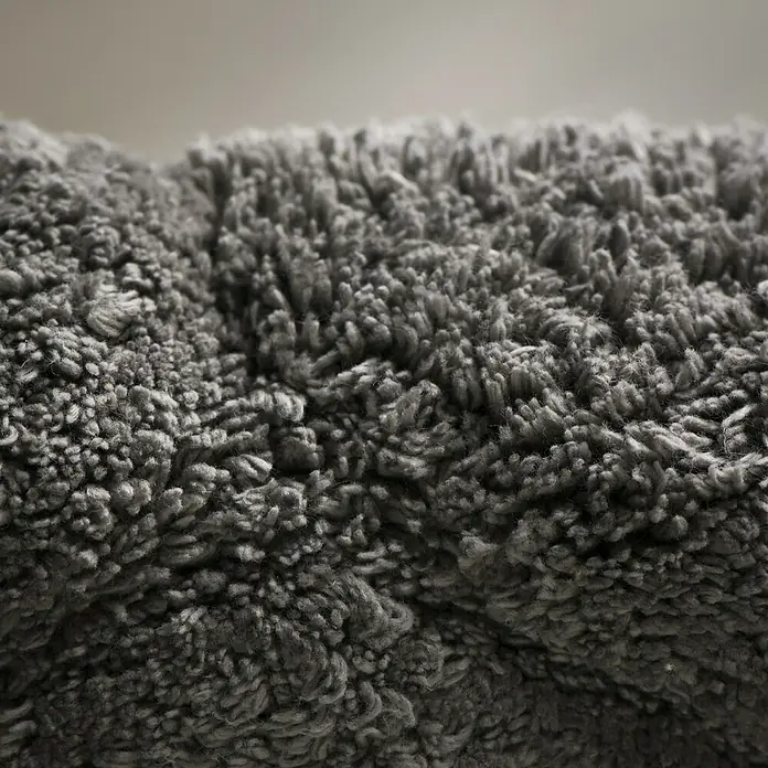 Sealskin Badkamermat Pebbles - 90 x 60 cm, Grijs, 100% Katoen - Close-up