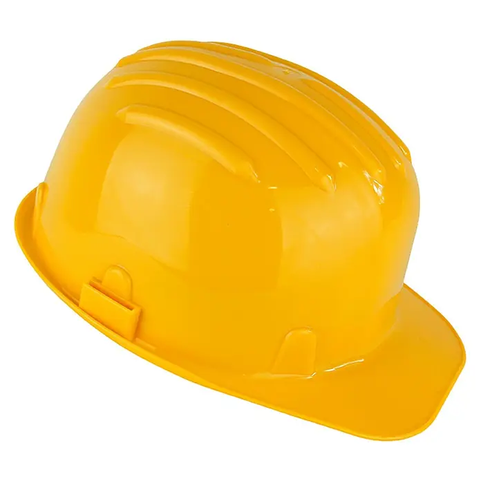 Zaštitna kaciga - Žute boje, 61 cm - Dijagonalni pogled