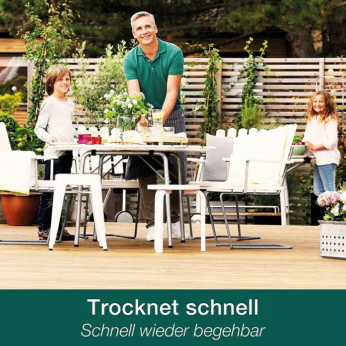 Bona Home Terrassen-Öl - Natur, 2,5 l - Anwendungsbeispiel