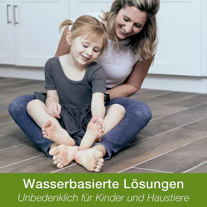 Bona Fliesen- & Laminatreiniger - 0,85 l, Sprühreiniger-Kartusche - Anwendungsbeispiel