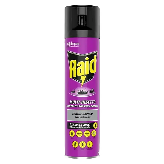 Raid Sprej protiv insekata - 400 ml - Pogled sprijeda