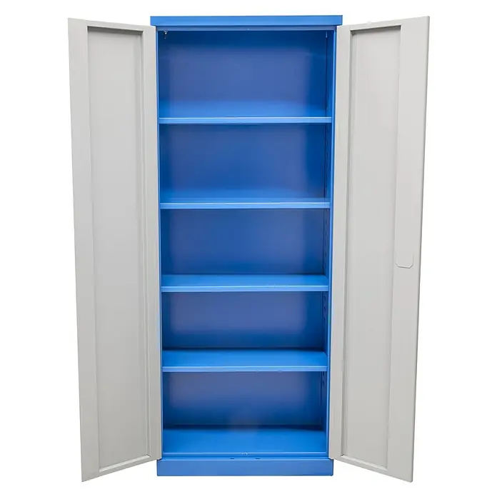 Güde Werkzeugschrank Typ B - 38 x 79 x 193 cm, Blau/Grau - Diagonale Ansicht