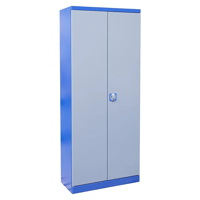 Güde Werkzeugschrank Typ B - 38 x 79 x 193 cm, Blau/Grau - Diagonale Ansicht