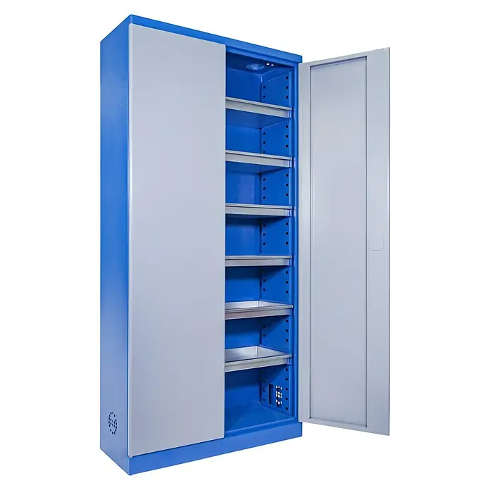 Güde Umweltschrank Typ III - 38 x 92 x 200 cm - Diagonale Ansicht