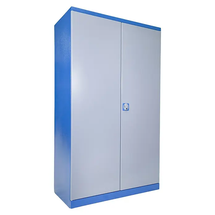 Güde Werkzeugschrank VAS T02 - 58 x 111 x 193 cm, Blau/Grau - Diagonale Ansicht