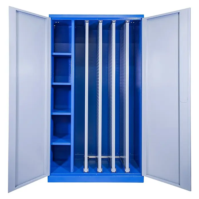 Güde Werkzeugschrank VAS T02 - 58 x 111 x 193 cm, Blau/Grau - Vorderansicht