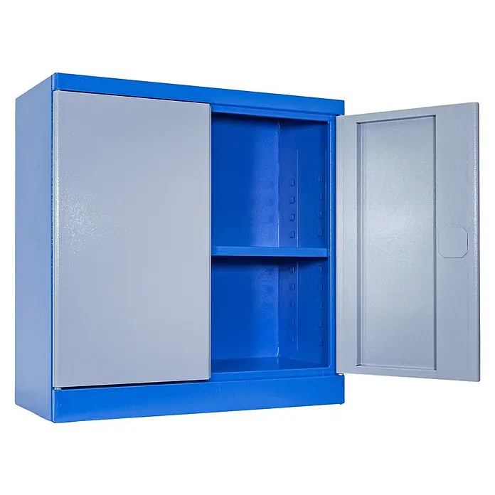 Güde Werkzeugschrank Typ B1 - 38 x 78 x 80 cm, Blau/Grau - Diagonale Ansicht