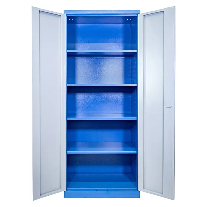 Güde Werkzeugschrank Typ BG - 58 x 78 x 193 cm, Blau/Grau - Vorderansicht