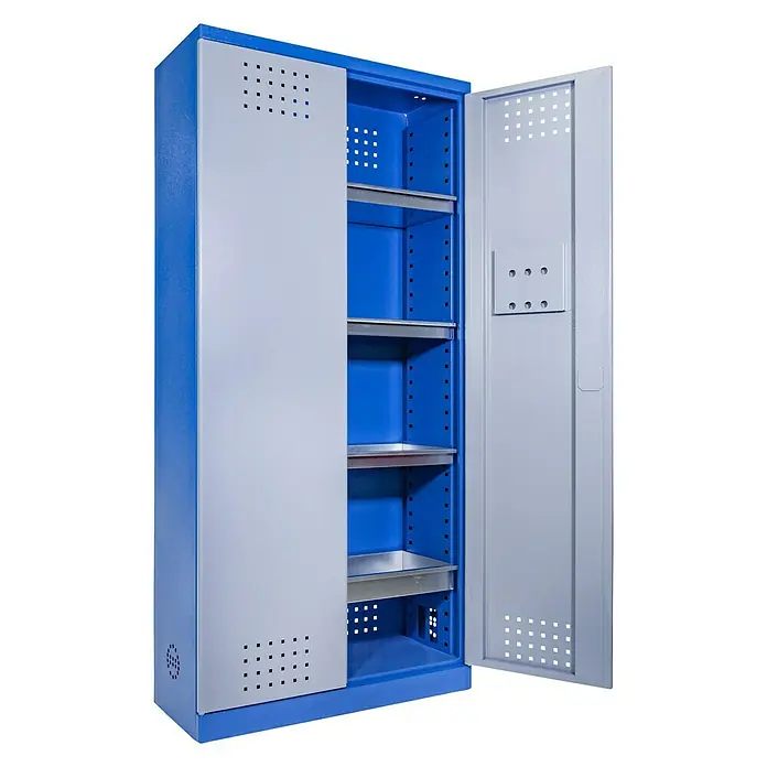 Güde Umweltschrank Typ I - 38 x 92,5 x 193 cm - Diagonale Ansicht