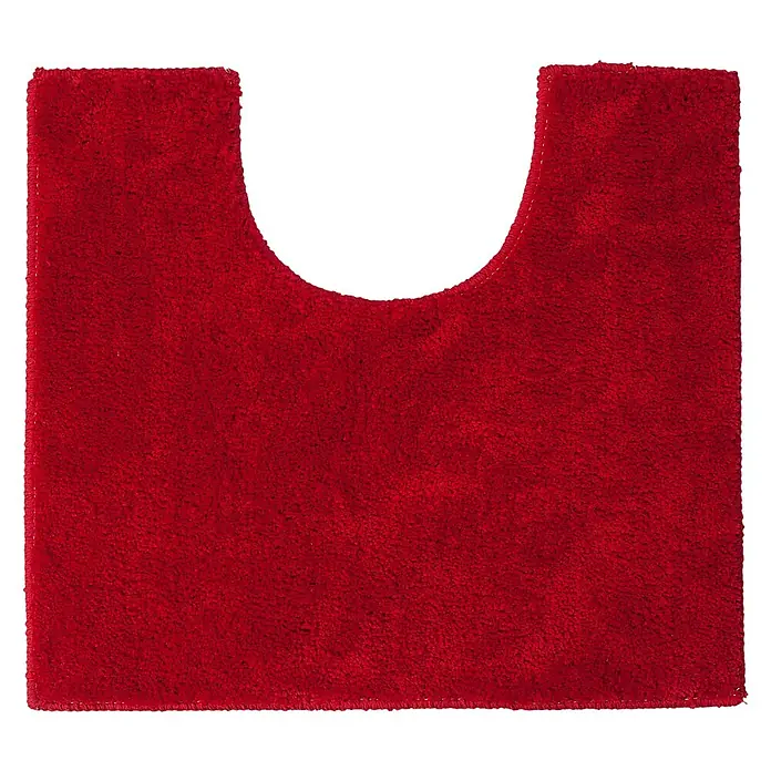 Sealskin Toiletmat Doux - 50 x 45 cm, Rood, 100% Polyester - Vooraanzicht