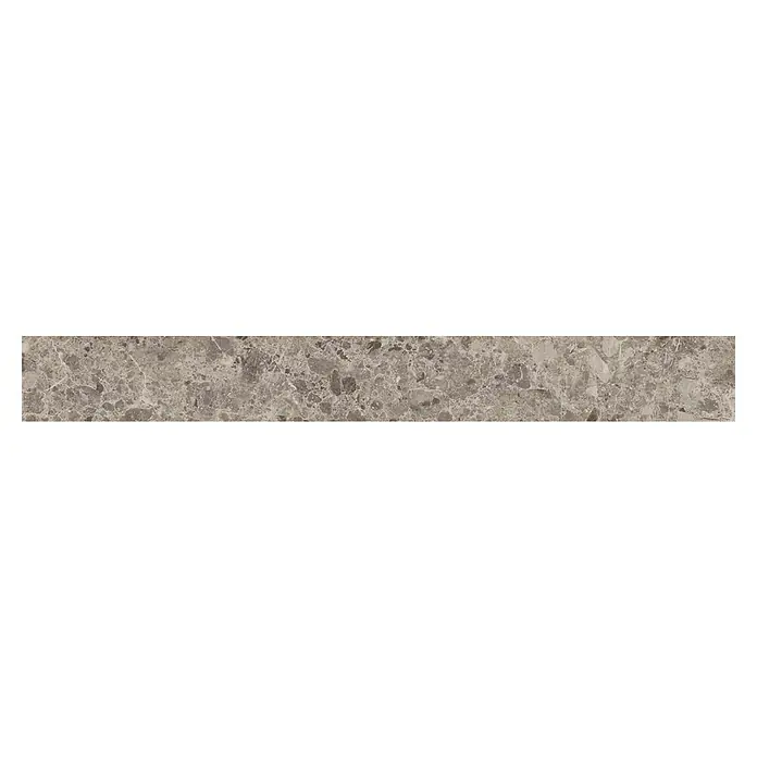 Sockelfliese Marble Mix - L x B: 60 x 8 cm, Grau, Hochglänzend - Draufsicht
