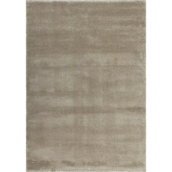 Kurzflorteppich Softtouch - Beige, 230 x 160 cm, 100 % Polypropylen (Flor) - Ansicht von oben