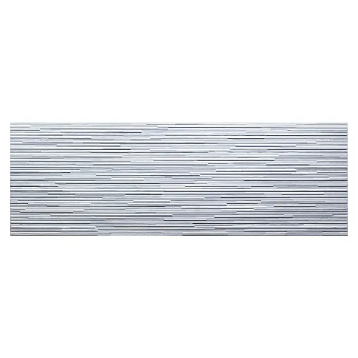 Wandfliese Layers Dekor - 30 x 90 cm, Grau, Matt - Vorderansicht