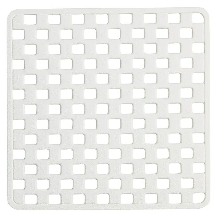 Sealskin Douchemat Doby - 50 x 50 cm, Wit, Rubber - Bovenaanzicht