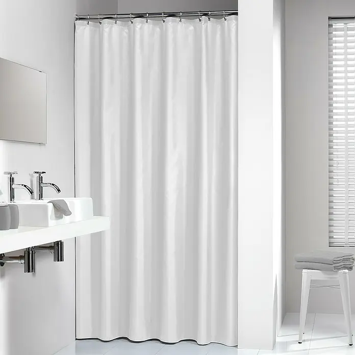 Sealskin Douchegordijn Madeira - 180 x 200 cm, Wit - Sfeeropname