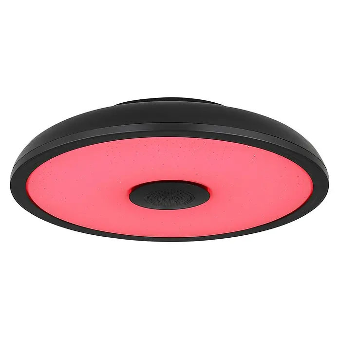 Globo Okrugla stropna LED svjetiljka - 18 W, Ø x V: 28 x 5,5 cm, RGBW - Dijagonalni pogled
