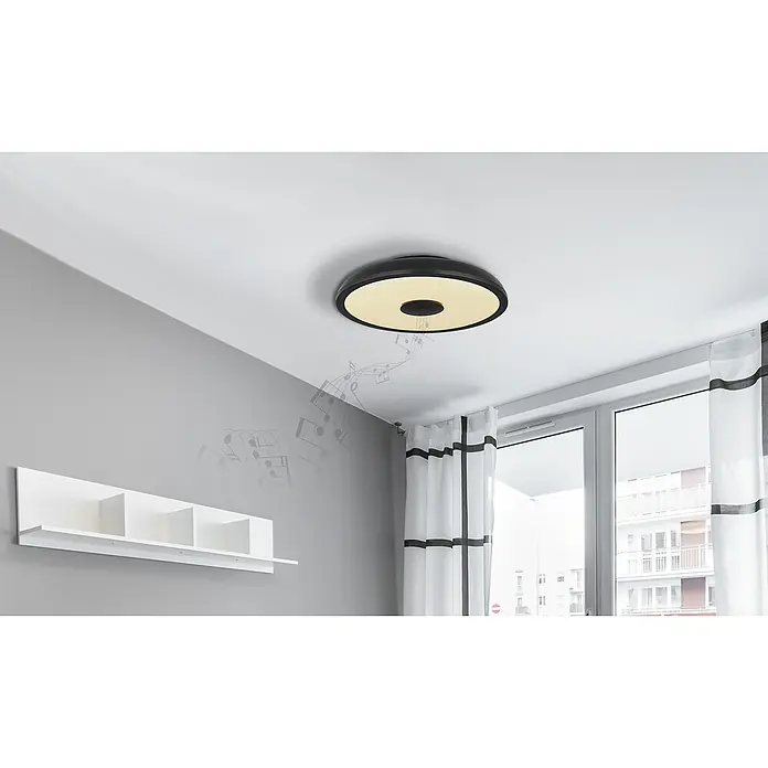 Globo Okrugla stropna LED svjetiljka - 18 W, Ø x V: 28 x 5,5 cm, RGBW - Živopisni prikaz