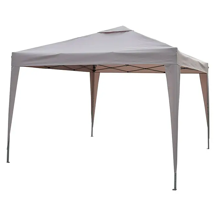 Sunfun Sklopivi paviljon Easy Up - Sive boje, 3 x 3 m - Dijagonalni pogled