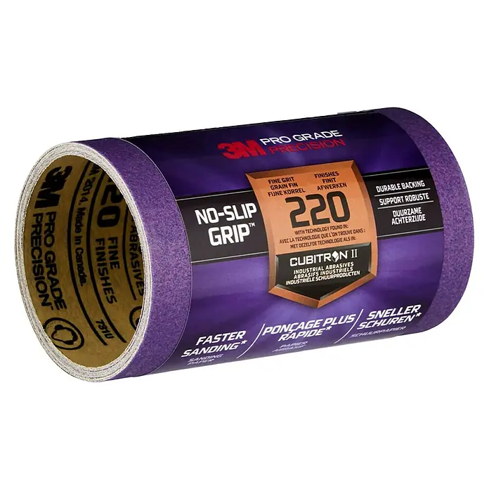 3M Pro Grade Precision Schuurpapier - Korreling: 220 - Diagonaal zicht