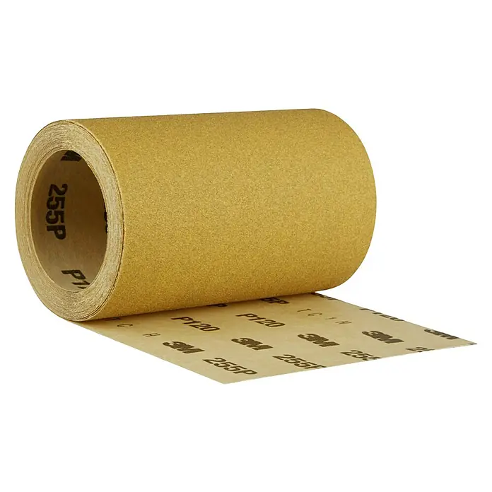 3M Schuurpapier - Korreling: 120, 115 mm x 5 m - Diagonaal zicht