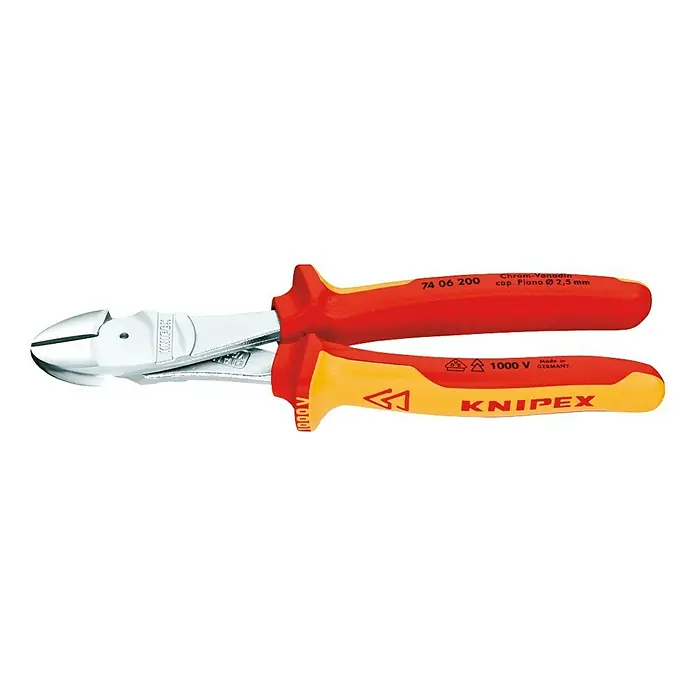 Knipex Kraftseitenschneider - Länge: 180 mm - Vorderansicht
