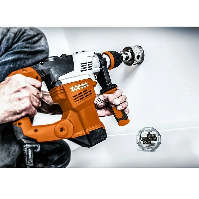 Toolson Bohrhammer PRO-HM 9 MAX - 1.050 W, 0 U/min - 500 U/min, Einzelschlagstärke: 9 J - Anwendungsbeispiel