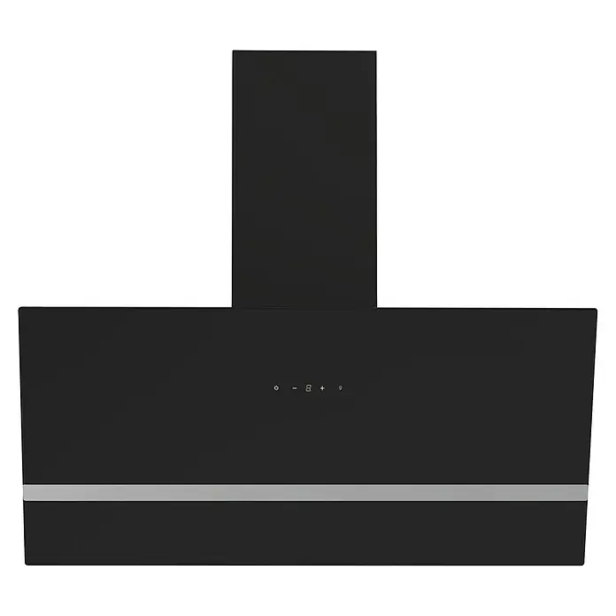 Respekta Schräghaube Hera CH 24080 SM - Breite: 79,5 cm, Max. Luftleistung: 572,8 m³/h, Schwarz - Vorderansicht