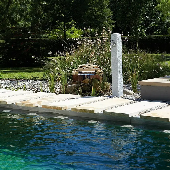 Garantia Wasserzapfstelle Granit - Lightgranite, Höhe: 100 cm - Stimmungsaufnahme