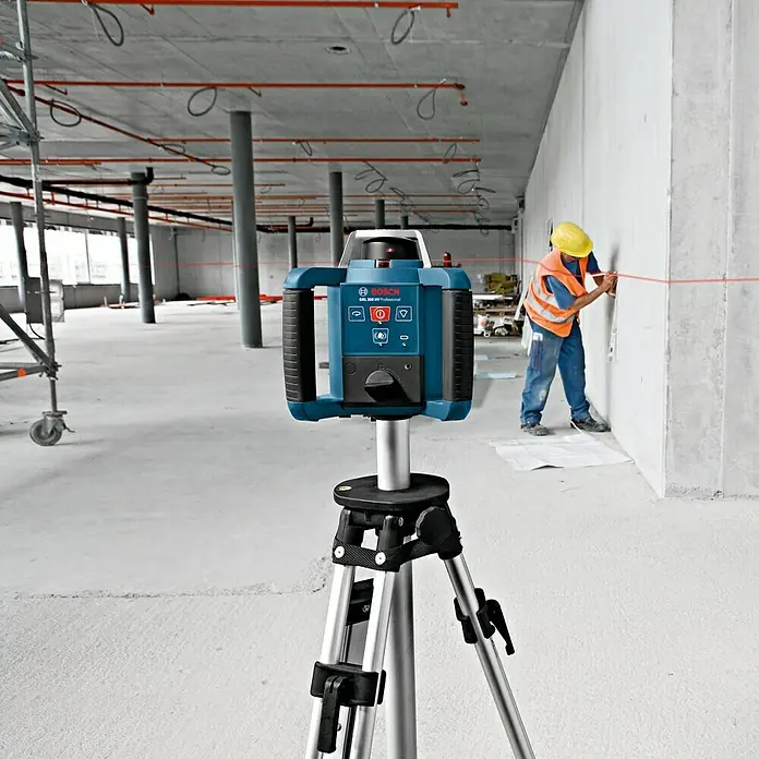 Bosch Professional Rotationslaser GRL 300 HV - Arbeitsbereich: Ø 60 m (ohne Empfänger) - Anwendungsbeispiel