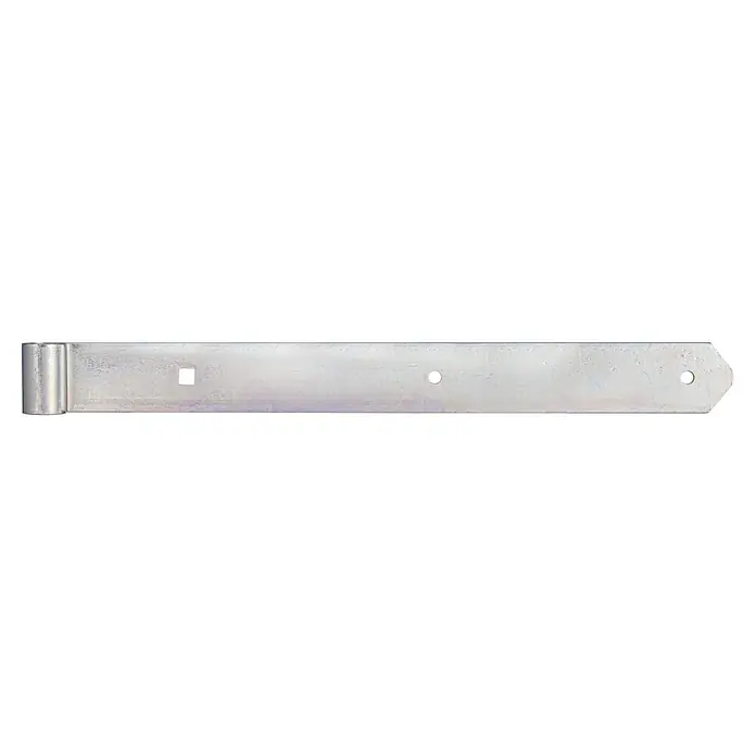 Stabilit Pernio bisagra - L x An: 400 x 40 mm, Espesor: 5 mm, Zincado - Vista frontal