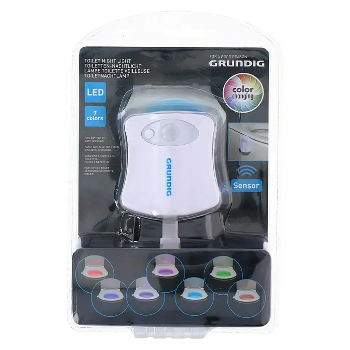 Luz de noche LED Para WC - RGB - Vista frontal