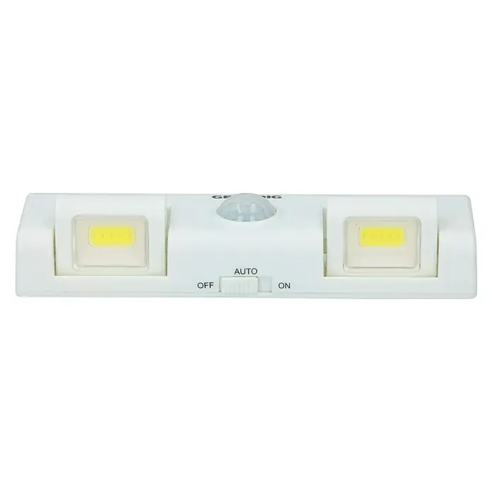 Luz de armario LED 2xCOB - Blanco - Vista frontal