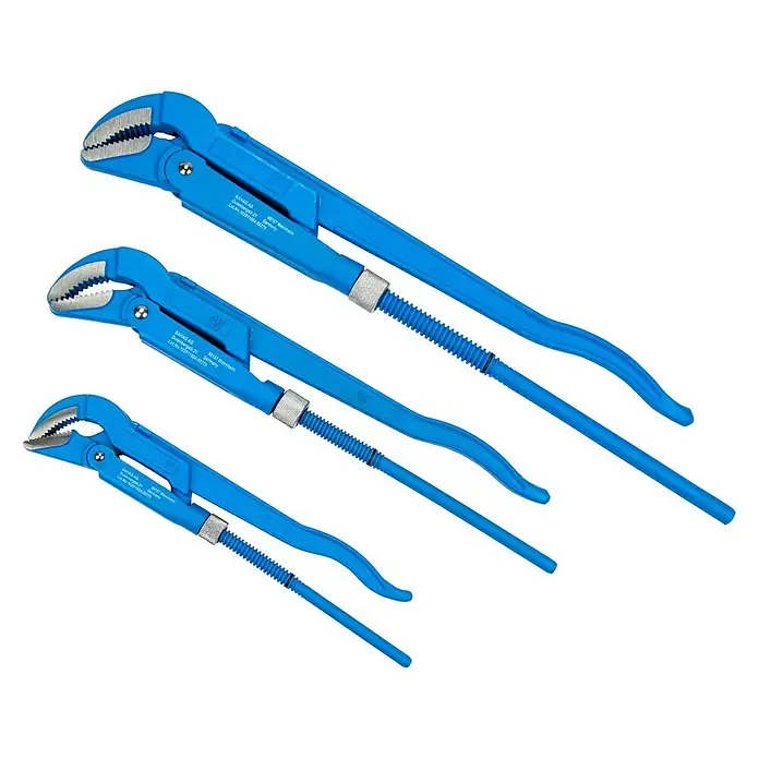 Alpha Tools Rohrzangen-Set - 3 -tlg., AHS-Stahl - Vorderansicht