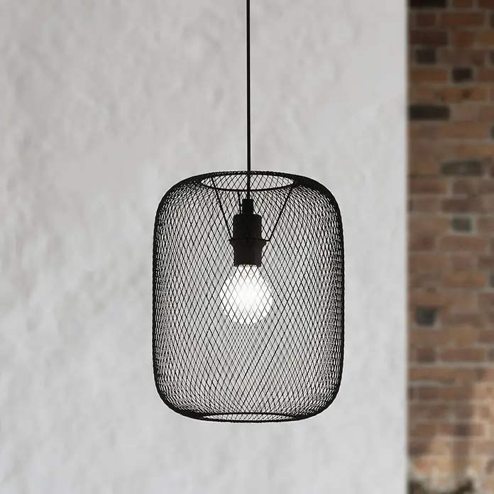 Eglo Wrington Pendelleuchte - 60 W, Schwarz, 300 mm - Bildausschnitt