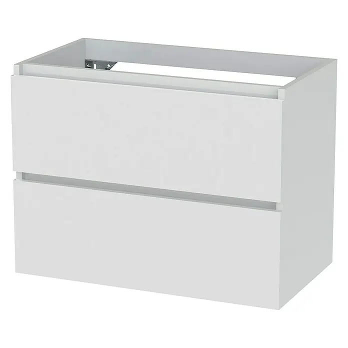 Tiger Loft Wastafelonderkast - l x b x h: 45 x 79,7 x 60 cm, Hoogglans Wit - Diagonaal zicht