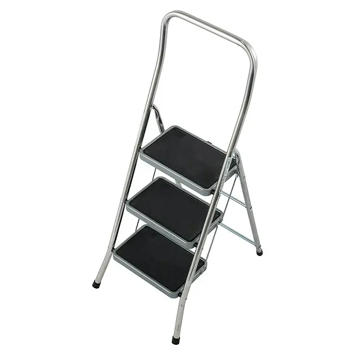 Krause Klapptritt Toppy XL - 3 Stufen, Arbeitshöhe: 2,7 m - Diagonale Ansicht