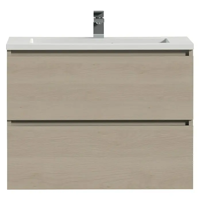 Tiger Loft Wastafelonderkast - l x b x h: 45 x 79,7 x 60 cm, Naturel Eiken - Vooraanzicht