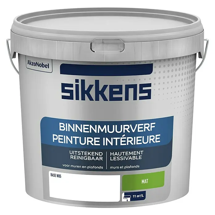 Sikkens Muurverf - Mengkleur basis, 5 l, Mat - Vooraanzicht