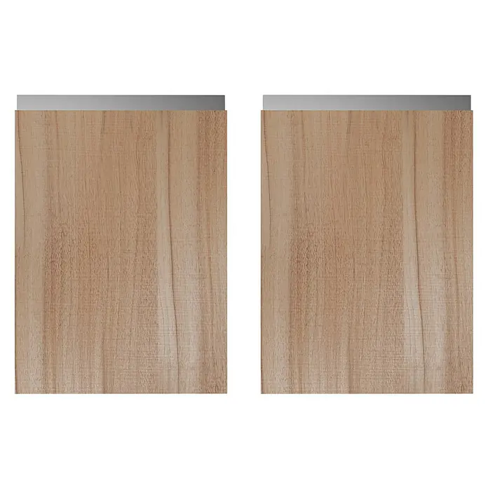 Top Sena Frontal mueble cocina - An x Al: 39,7 x 17,3 cm, Nogal, 2 uds. - Vista frontal