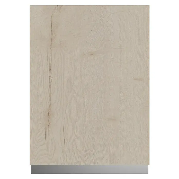 Top Sena Puerta para mueble de cocina alto derecha - An x Al: 59,7 x 89,8 cm, Roble blanco - Vista frontal