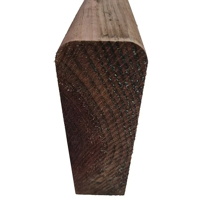 Traviesa de madera - 125 x 18 x 6 cm, Pino - Primer plano