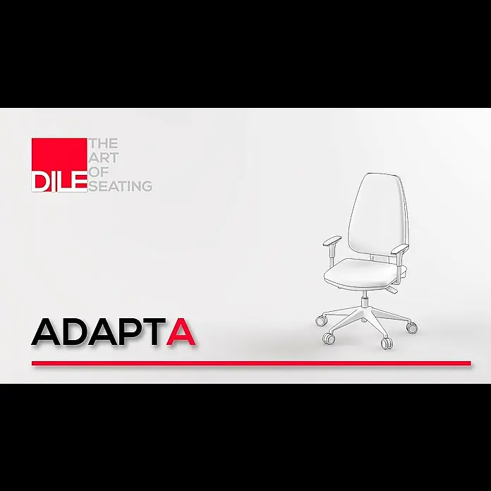 Silla de oficina AdaptaPro - Negro, Reposabrazos