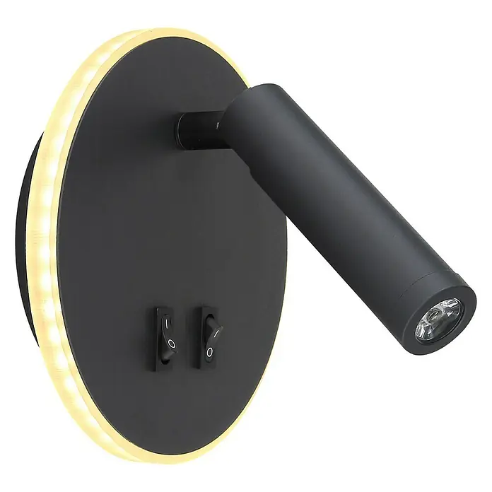 Globo Zidna LED svjetiljka - 6 W, Topla bijela - Dijagonalni pogled