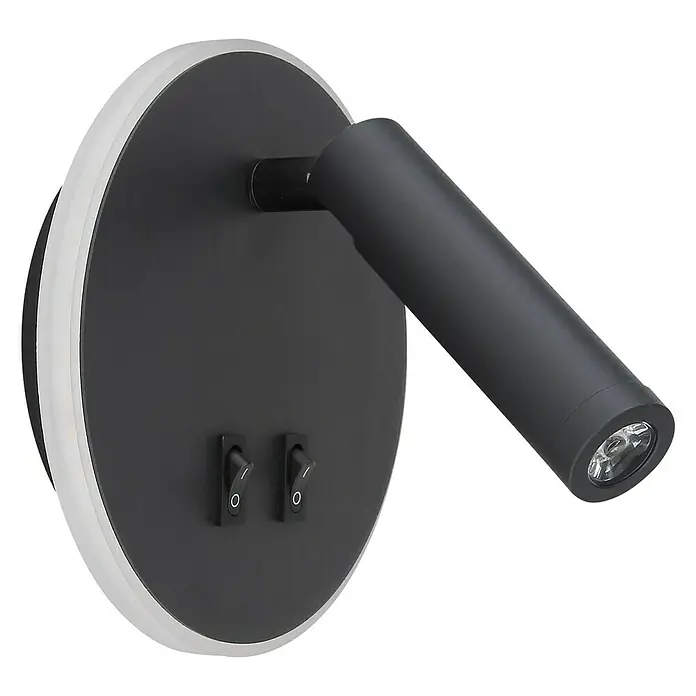 Globo Zidna LED svjetiljka - 6 W, Topla bijela - Dijagonalni pogled
