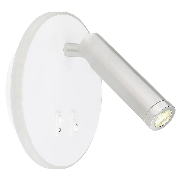 Globo Zidna LED svjetiljka - 6 W, Topla bijela - Dijagonalni pogled