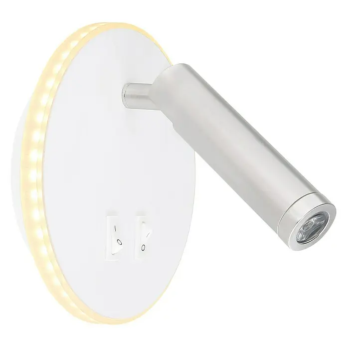 Globo Zidna LED svjetiljka - 6 W, Topla bijela - Dijagonalni pogled