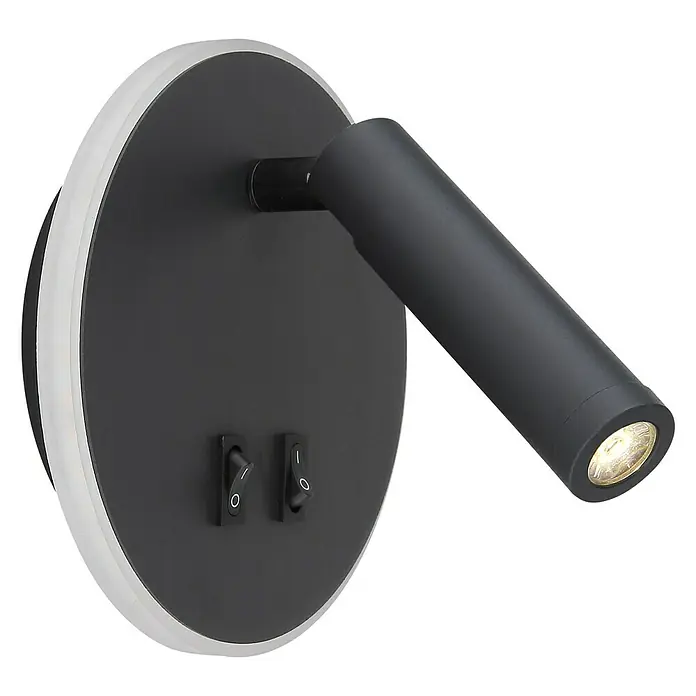 Globo Zidna LED svjetiljka - 6 W, Topla bijela - Dijagonalni pogled