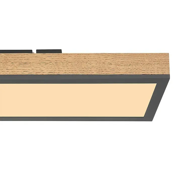 Globo Doro LED-Panel - 18 W, L x B x H: 60 x 15 x 3 cm, Graphit, Warmweiß - Detailaufnahme